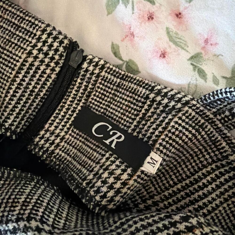 Korean Style Houndstooth Dress - Picture 6 of 6
